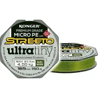 Konger Streeto Ultra Tiny Groen 0,03mm Visdraad - 150m