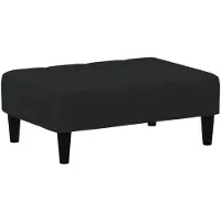 vidaXL Voetenbank 77x55x31 cm fluweel zwart