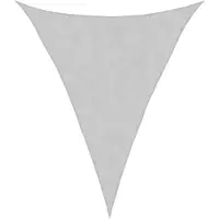 vidaXL Zonnezeil 5x6x6 m 100% polyester oxford lichtgrijs