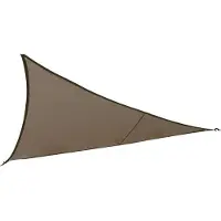 Merkloos Hesperide Schaduwdoek Curacao - driehoekig - taupe - 3x3m - Schaduwdoeken