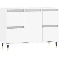 vidaXL Badmeubel, wit, 80x33x60 cm, van houtvezel