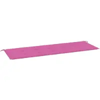 vidaXL Tuinbankkussen 150x50x3 cm oxford stof roze