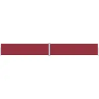 vidaXL Windscherm uittrekbaar 160x1200 cm rood
