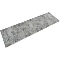 vidaXL Keukenmat wasbaar betonprint 60x180 cm fluweel