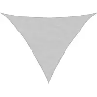 vidaXL Zonnezeil 5x5x6 m 100% polyester oxford lichtgrijs