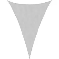 vidaXL Zonnezeil 5x7x7 m 100% polyester oxford lichtgrijs