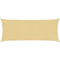 vidaXL Zonnezeil 4,5x2 m 100% polyester oxford zandkleurig