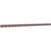 vidaXL Vervangingsdoek voor luifelrok gestreept 430x20 cm bruin