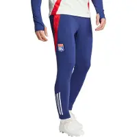 Adidas Sportbroek 'Olympique Lyonnais Tiro 24' donkerblauw / rood / wit