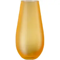 Merkloos Inge Christmas goods Bloemenvaas New York - mat goudgeel - glas - H30 cm - Vazen