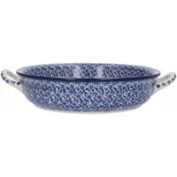 Bunzlau Castle Ovenschaal Rond Indigo (Ø 23 cm)