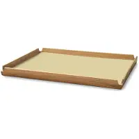 Lind DNA Dienblad Square L Airy Nupo Lemon Sorbet / Teak