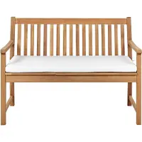Beliani VIVARA - Tuinkussen - Wit - 112 x 54 cm - Polyester