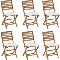 Beliani TOLVE - Zitkussen set van 6 - Wit - Polyester