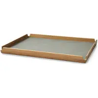 Lind DNA Dienblad Square L Airy Nupo Light Grey / Teak