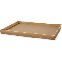 Lind DNA Dienblad Square L Even Nupo Nougat / Teak