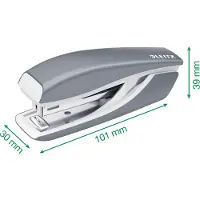 Leitz WOW Mini Nietmachine - Capaciteit Van 10 Vel - Inclusief Nietjes - Voor Kantoor En Thuiswerken - Ideaal Voor Thuiskantoor - Roze