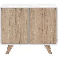 Beliani MILO - Sideboard-Lichte houtkleur-MDF