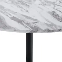 Beliani MOSBY - Eettafel-Grijs-MDF