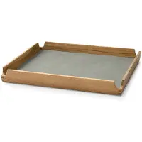 Lind DNA Dienblad Square S Airy Nupo Light Grey / Teak