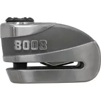 ABUS Motorslot Schijfremslot met alarm - GRANIT Detecto XPlus 8008 2.0 - Security level 19 - ART-4 grijs - geschikt voor motoren - scooters