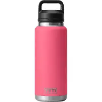 Yeti Rambler Bottle 36oz Chug Cap, Tropical Pink, thermosfles met drinkdop, 1L