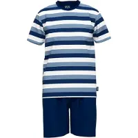 Ceceba Melbourne Heren Shortama met ronde hals - Blauw