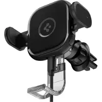 Spigen OneTap Telefoonhouder – Ventilatierooster – Draadloos opladen – Universeel – Zwart