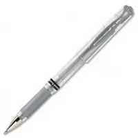 Uni-Ball Boligrafo de tinta líquida Uni-Ball Signo Broad UM-153 W Zilverkleurig 0,6 mm (12 Onderdelen)