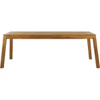Beliani LIVORNO - Tuintafel-Lichte houtkleur-Acaciahout