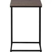Beliani Bijzettafel Troy bruin - MDF - 40x40cm