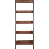 Beliani MOBILE TRIO - Boekenkast - Donkere houtkleur - MDF