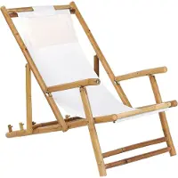 Beliani ATRANI/MOLISE - Bistroset-Lichte houtkleur-Bamboehout