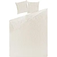 Beliani Plafond, Sprei Set 3-delig crème 140 x 210 cm RUDKHAN (140 x 210 cm)