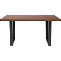 Beliani Austin - Eettafel - Hout - bruin - 160x90x76