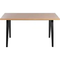 Beliani LENISTER - Eettafel-Lichte houtkleur-MDF