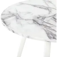 Beliani GUTIERE - Eettafel-Wit-MDF