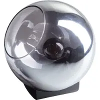 Eth Orb tafellamp 1x E27 smoke glas 25cm / zwart