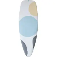Brabantia PERFECT FLOW STRIJKPLANKHOES D-135x45CM-COMPLETE SET-SPRING BUBBLES