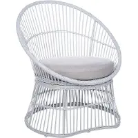 Beliani MESYNA - Bistroset-Wit-Rotan