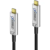 PureLink FX-I600-010 USB-kabel USB 3.2 Gen 1 (3.1 Gen 1) 10 m USB C Zwart, Zilver