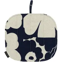Marimekko - unikko - Pannenlap - zwartblauw