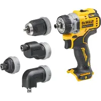 DeWalt Accu boor-schroefmachine - - DCD703NT - 12V - 2 snelheden - 4 verwisselbare gereedschapsdragers