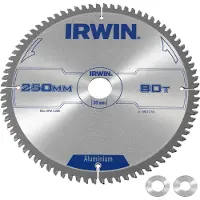 Irwin aluminium cirkelzaagblad 250x30x2,5 mm 80 tanden