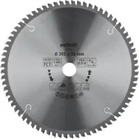 Wolfcraft Kap- en verstekzaagblad | HM | 72 Zähne | Ø305mm | 1 stuk - 6549000