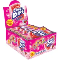 Chupa Chups - Crazy Dip Aardbei - 24 Stuks