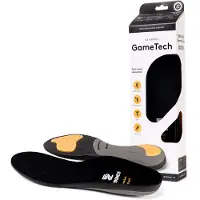 52bones GameTech Mid Arch - premium inlegzolen met medium voetboog - optimale demping hiel en voorvoet - geschikt voor voetbal, tennis, hockey en volleybal - maat 43/44 - 1 paar