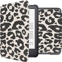 IMoshion Design Slim Hard Case Bookcase voor de Amazon Kindle (2024) / Amazon Kindle (2022) 11th gen - Leopard