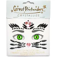 Great Pretenders Verkleden Gezicht Crystals Black Cat