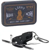 Gentlemen's Hardware zakmes/multitool 5 functies RVS zwart